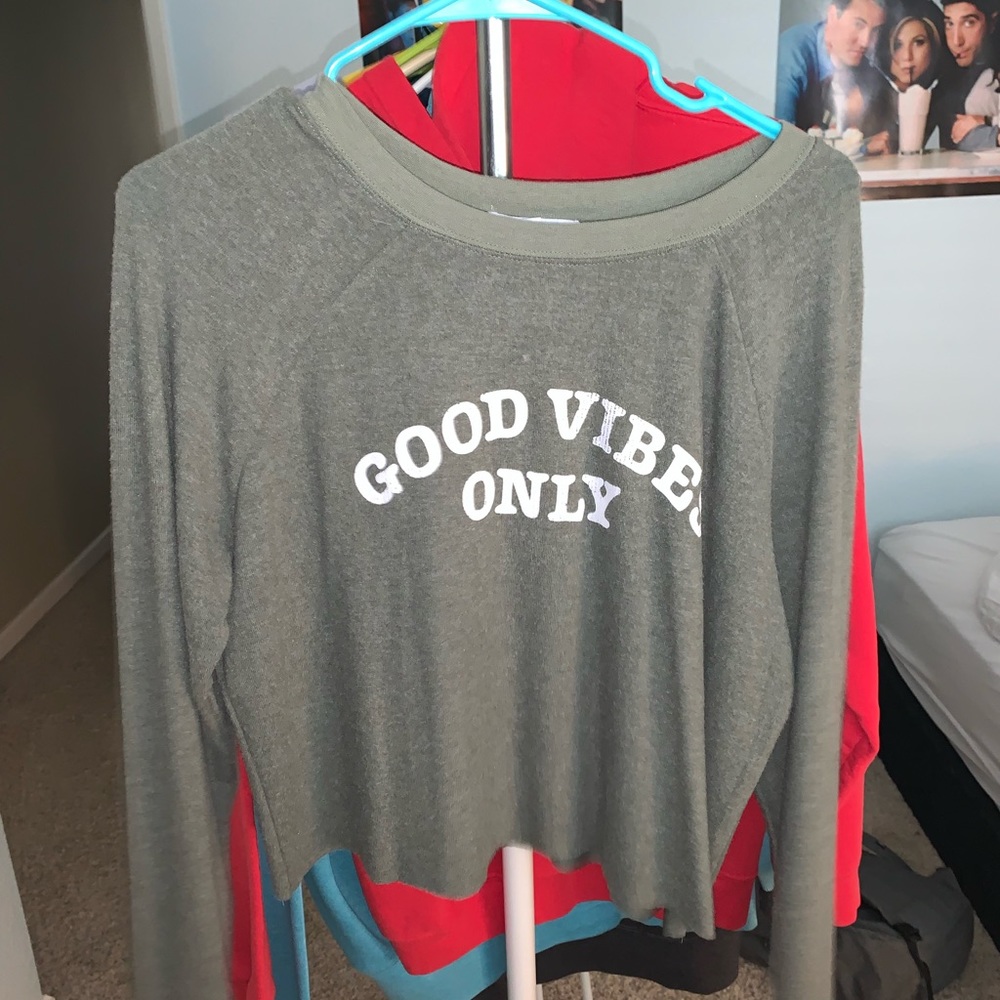 good vibes only long sleeve
